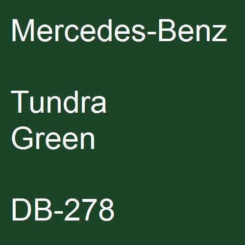 Mercedes-Benz, Tundra Green, DB-278.